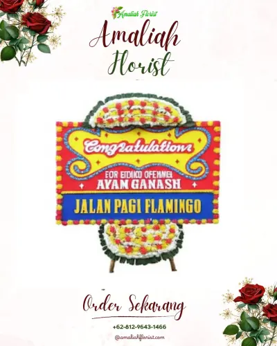 Bunga Papan Congratulation di Kubangkondang